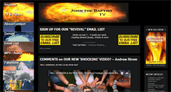 Desktop Screenshot of johnthebaptisttv.com